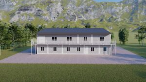 two story container house-9
