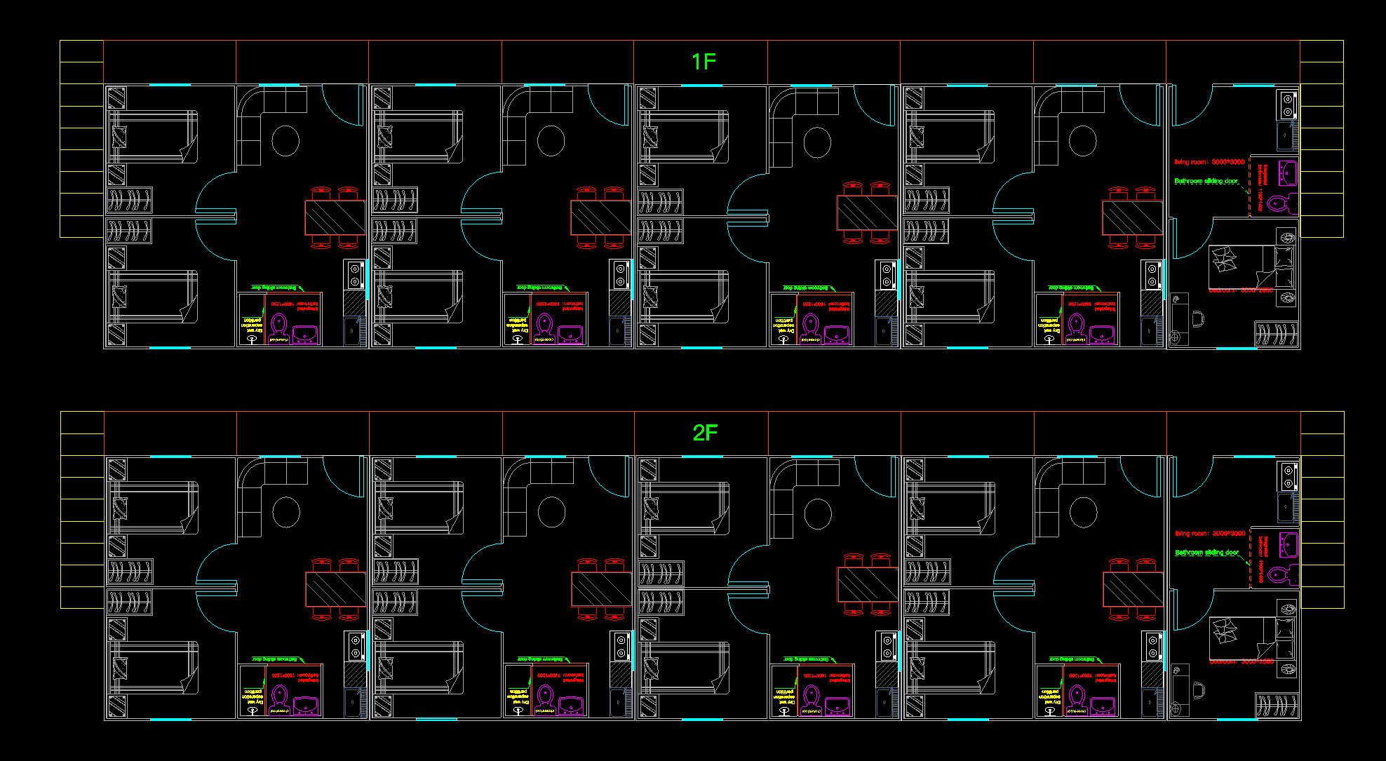 design drawing of container house project